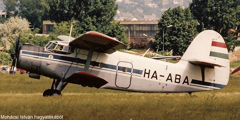 Kép a HA-ABA lajstromú gépről.