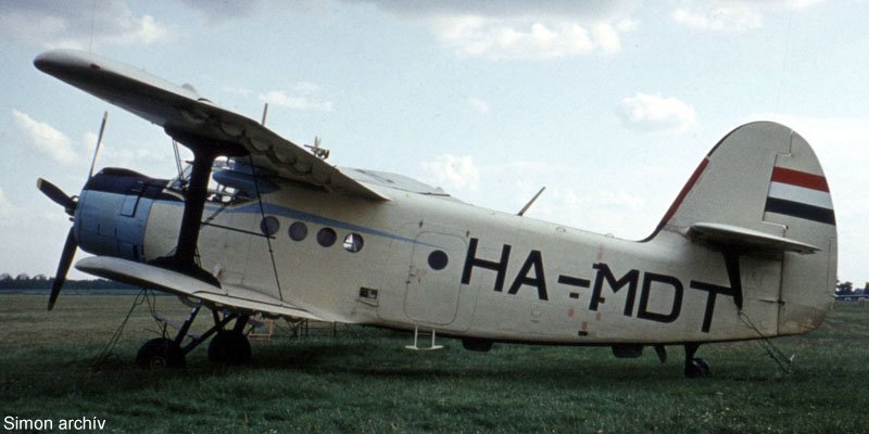 Kép a HA-MDT lajstromú gépről.