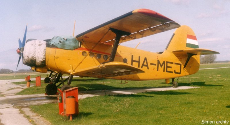 Kép a HA-MEJ lajstromú gépről.