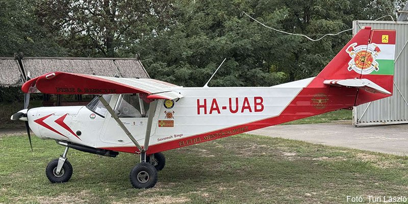 Kép a HA-UAB (2) lajstromú gépről.