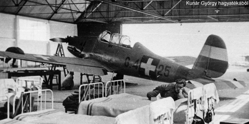 Kép a Arado Ar 96 típusú, G.425 oldalszámú gépről.