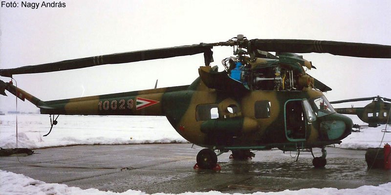 Kép a Mil Mi-2 típusú, 10029 oldalszámú gépről.