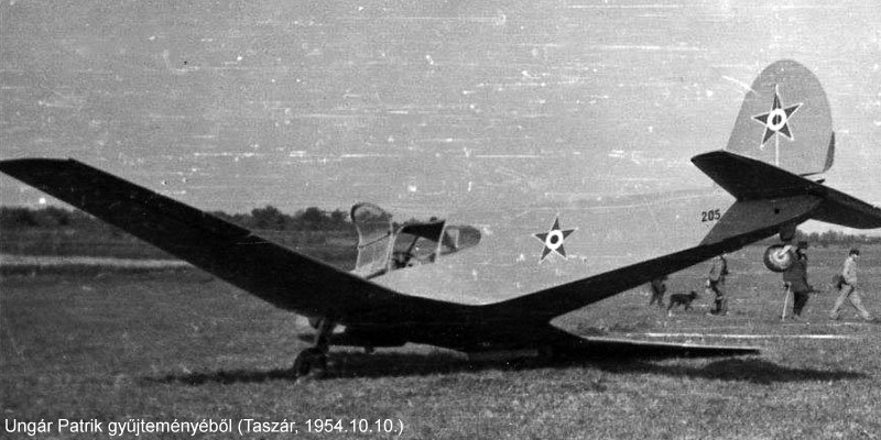 Kép a Mráz M-1 Sokol típusú, 205 oldalszámú gépről.