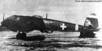 Kép a Heinkel He 111 típusú, F.706 oldalszámú gépről.