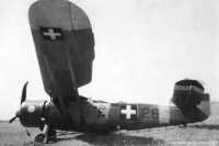 Kép a Heinkel He 46 típusú, F.326 oldalszámú gépről.