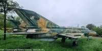6. kép a Mikojan-Gurjevics MiG-21 típusú, 43 oldalszámú gépről.