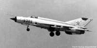 1. kép a Mikojan-Gurjevics MiG-21 típusú, 9308 oldalszámú gépről.