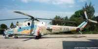 2. kép a Mil Mi-24 típusú, 335 oldalszámú gépről.